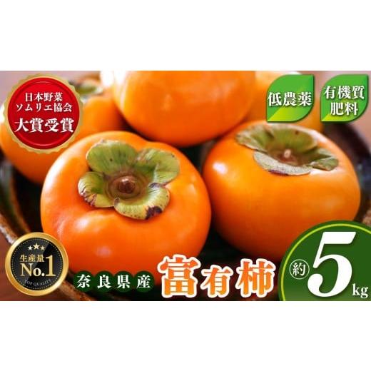 ふるさと納税 果物類 柿 奈良県 五條市 日本野菜ソムリエ協会 大賞 受賞 富有柿 約 5kg ( 17〜20個 )| リピーター 多数 大人気 人気 富有 柿 かき フルーツ…