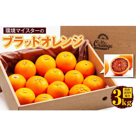 ふるさと納税 みかん・柑橘類 オレンジ 熊本県 水俣市 環境マイスターのブラッドオレンジ 良品・訳あり混合 3kg 2026年2月上旬〜3月上旬迄順次発送予定 オレン…
