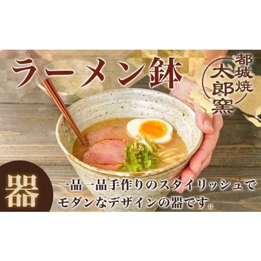 ふるさと納税 陶磁器・漆器・ガラス 宮崎県 都城市 都城焼太郎窯 ラーメン鉢セット_MJ-F901の画像