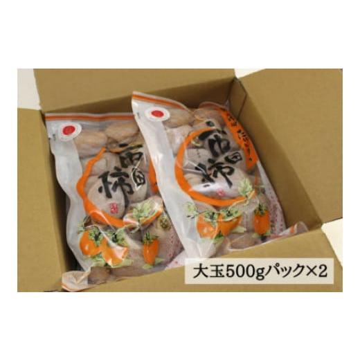 ふるさと納税 果物類 柿 長野県 中川村 2026年1月から順次発送 さらら農園の大玉市田柿 約500g×2パック 2026年1月発送 さらら農園の大玉市田柿 約500g…