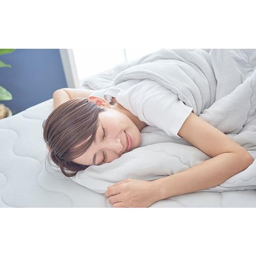 ふるさと納税 タオル・寝具 掛け布団 群馬県 高崎市 24125P ZEPPINパイルの肌掛布団 セミダブル [プラチナ] プラチナ