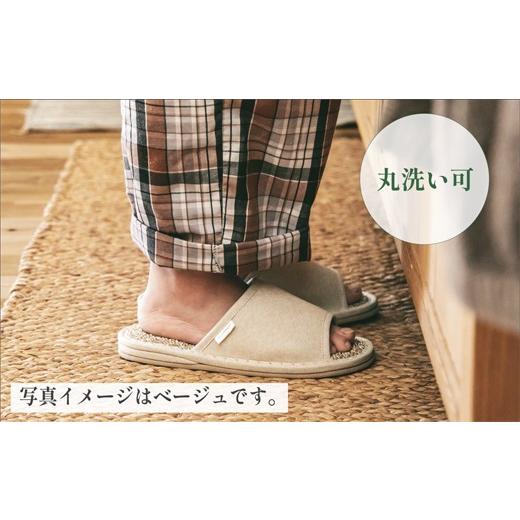 ふるさと納税 ファッション スリッパ 大阪府 泉大津市  Mサイズ SASAWASHI スリッパ グレー Mサイズの画像