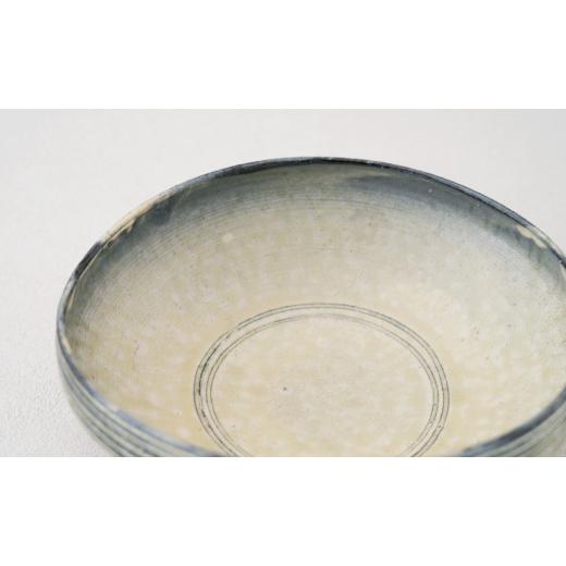 ふるさと納税 食器・グラス 皿 佐賀県 有田町 有田焼 黄粉引線彫二方なぶり鉢 工房禅 24to3 西富陶磁器 食器 器 うつわ 和食 料亭 A45-301の画像