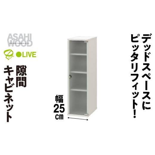 ふるさと納税 家具 収納家具 愛知県 豊橋市 朝日木材 隙間キャビネット 幅 25cm ホワイト SLK-9025CA 隙間収納 ストッカー キッチン収納 積載可能 ホワイト 棚…