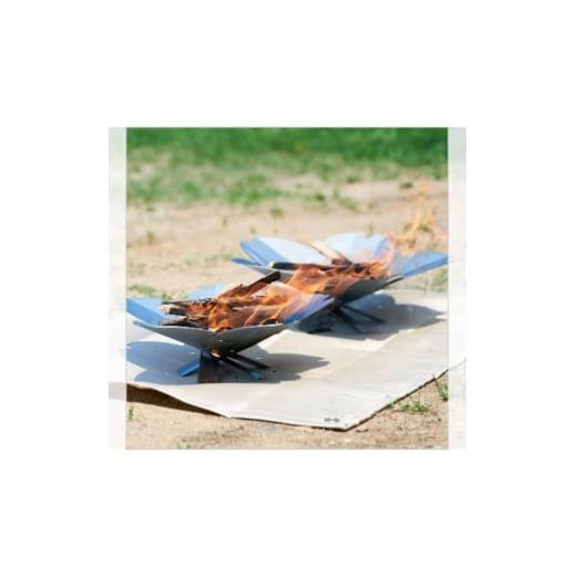 ふるさと納税 アウトドアグッズ 広島県 廿日市市 桜型焚き火台「野桜」サイズ：M_1