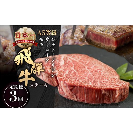 ふるさと納税 牛肉 ヒレ 岐阜県 本巣市 5月発送開始 A5等級 飛騨牛 ステーキ 3回 定期便 | ヒレ フィレ シャトーブリアン サーロイン モモ 赤身 霜降り 牛肉 …