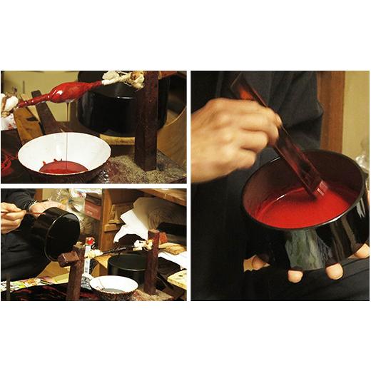 ふるさと納税 木工品・竹工品 三重県 尾鷲市 摺り漆塗り 丸型弁当箱