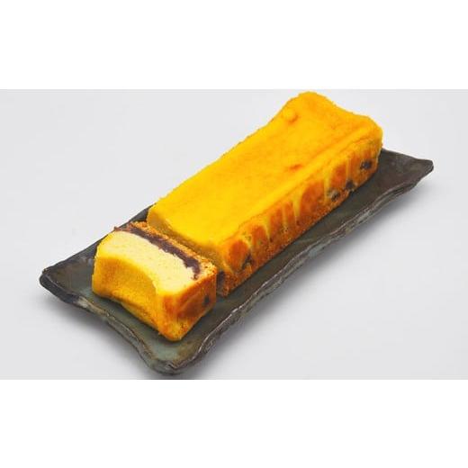 ふるさと納税 ケーキ・カステラ チーズケーキ 岡山県 倉敷市 製餡所がつくるベイクドあんチーズケーキ 赤2本セット 口溶け あんこ ケーキ スイーツ チーズケー…