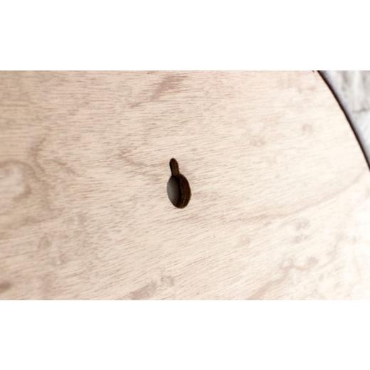 ふるさと納税 家具 インテリア・寝具・収納 広島県 福山市 鏡 NOSミラー サークルS ナチュラルレザー製 MS113（ブラック） 鏡 姿見 ミラー レザー 革 ファニチ…の画像