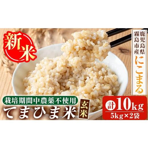 ふるさと納税 玄米 鹿児島県 霧島市 K-391-C 令和7年産新米 先行予約受付中 2025年12月以降順次発送予定 てまひま米・玄米(品種:にこまる)(計10kg) 末蜜農園 …