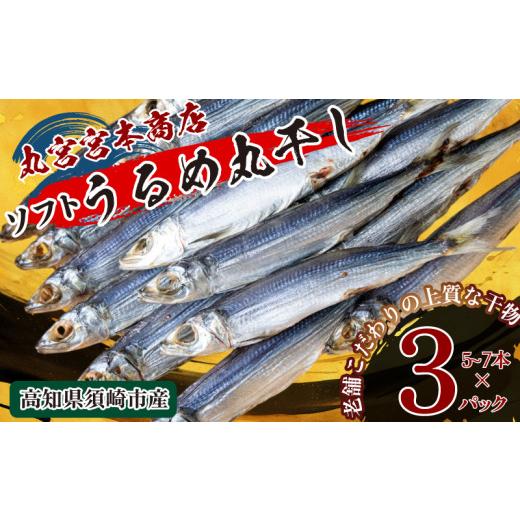 ふるさと納税 魚貝類 高知県 須崎市 うるめの丸干し(ソフト) 3パック 鰯 煮干し 真いわし 真鰯 稚魚 おやつ 乾物 魚介 加工品 ウルメ 丸宮 宮本 商店 土佐 海…