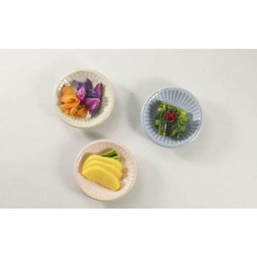 ふるさと納税 食器・グラス 皿 岐阜県 瑞浪市  美濃焼／みずなみ焼 しのぎ マルチボウルS プレートS 各3色 6個セット 瑞浪市 ／ 山喜製陶 食器 小鉢 小皿 AZCP…_5