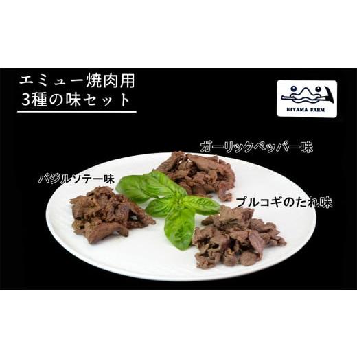 ふるさと納税 肉 佐賀県 基山町 エミュー焼肉用3種の味セット エミュー 基山産 高タンパク 高鉄分 低カロリー ヘルシー ジビエ 貴重肉 鉄分補給 基山町 K00603…