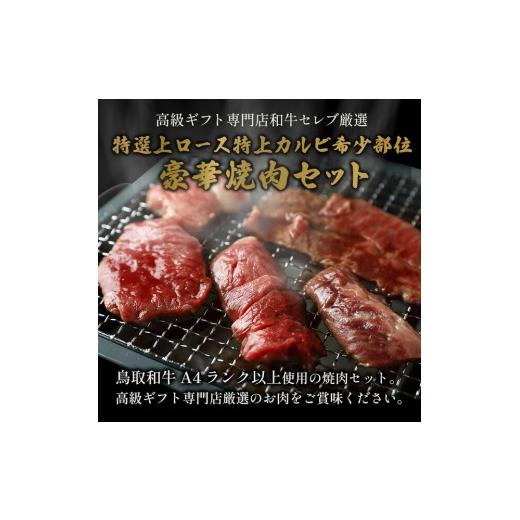 ふるさと納税 牛肉 焼肉・バーベキュー 鳥取県 境港市 ギフト 特選上ロース特上カルビ&希少部位入り焼肉セット(600g) | 牛肉 和牛 鳥取和牛 焼肉 焼肉セット…