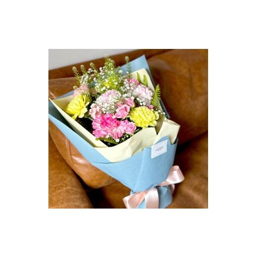 ふるさと納税 花・苗木 花束 神奈川県 小田原市 [母の日限定]カーネーションのブーケ 出荷時期:2026年5月6日〜5月9日