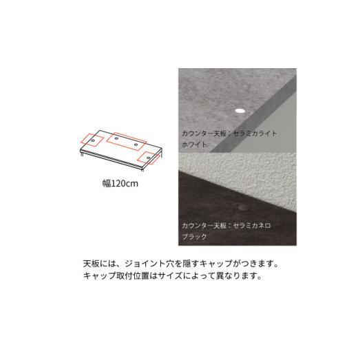ふるさと納税 家具 収納家具 岐阜県 山県市 カウンターRU-1202R No.995 ／ 家具 インテリア ハイカウンタータイプ 食器棚 岐阜県_6