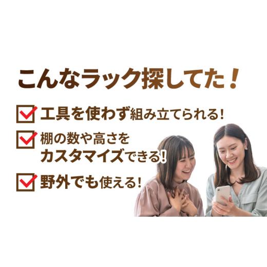 ふるさと納税 家具 本棚・ラック・カラーボックス 愛知県 愛西市  受注生産 木製 組み立てオープンラック 収納 収納家具 インテリア／サシヨシ工業株式会社 AE…の画像