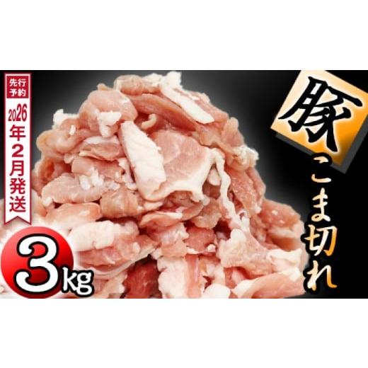 ふるさと納税 豚肉 岩手県 滝沢市 [ 2026年 2月発送] 国産 四元豚 小間切れ 小分け セット 真空パック 300g 10個 総量 3000g / ありすぽーく 豚 肉 豚肉 豚…