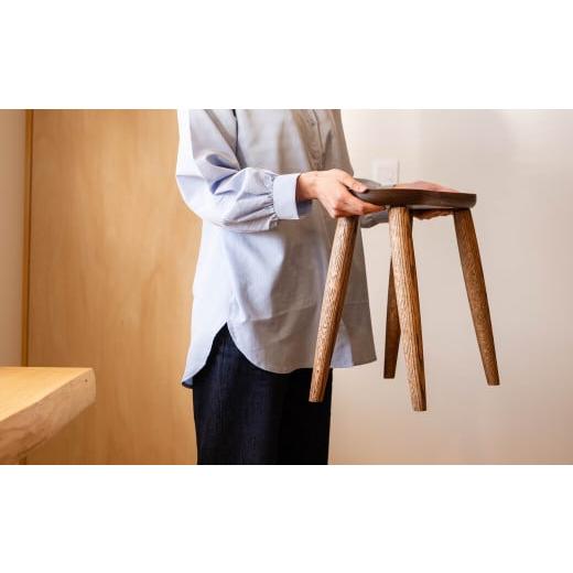 ふるさと納税 雑貨・日用品 インテリア 岐阜県 飛騨市 飛騨の職人が製作 組木加工 スツール キッチンスツール 木製 じゃがいもスツール C 色・高さ 選べる 天…_3