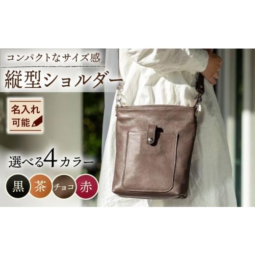 ふるさと納税 カバン ショルダーバッグ 佐賀県 武雄市 チョコ色 メンズ縦型ショルダーバッグ?/BagShop36 UAC031 チョコ色