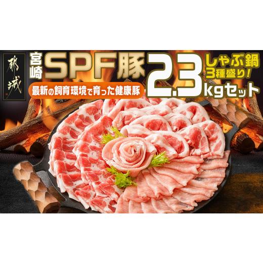 ふるさと納税 豚肉 バラ 宮崎県 都城市 「宮崎SPF豚」しゃぶ鍋3種盛り