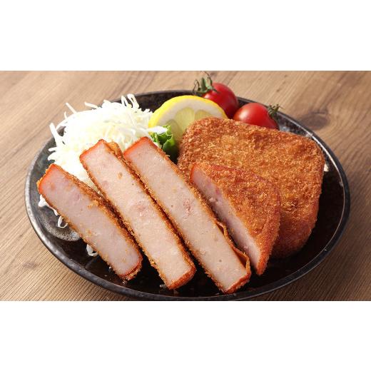 ふるさと納税 惣菜・レトルト 冷凍 静岡県 菊川市  6ヶ月定期便 分厚いハムカツ 計約1.1kg 約110g×10個 ｜ ハムカツ ハムかつ ハム 厚切り 惣菜 冷凍_1