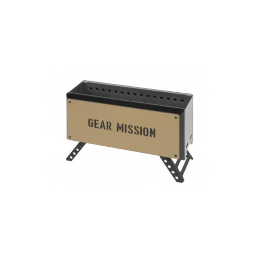 ふるさと納税 アウトドアグッズ テント・タープ 愛知県 岡崎市 GEAR MISSION 二次燃焼焚火台「BF-GM1(コヨーテブラウン)」 1546717