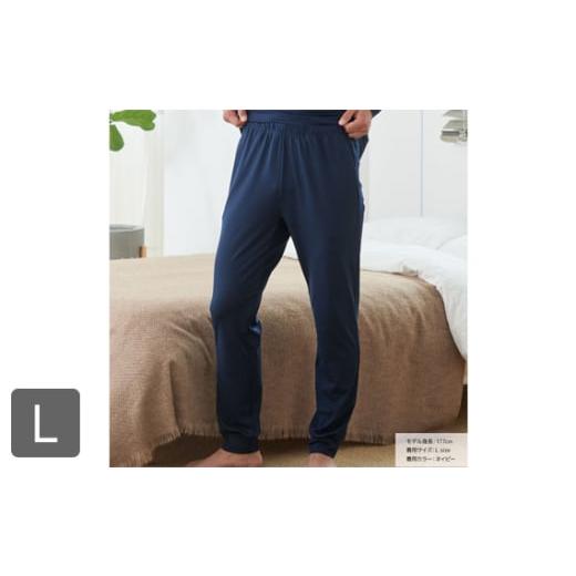 ふるさと納税 服 男 神奈川県 厚木市 スタンダードドライ+ 一般医療機器 長ズボン(メンズ)ネイビー L / ベネクスリカバリーウェア リカバリーウェア 休養…