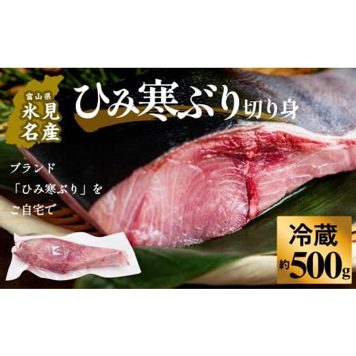 ふるさと納税 旬の鮮魚等 富山県 氷見市 先行予約 ひみ寒ぶり約500g(切り身) 冷蔵便 配送地域限定 冷蔵でお届け