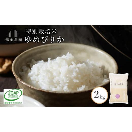 ふるさと納税 米 ゆめぴりか 北海道 知内町 令和7年産新米予約 「ゆめぴりか2kg」特別栽培米産地直送[帰山農園]