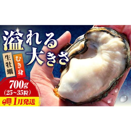 ふるさと納税 牡蠣 生牡蠣 広島県 江田島市 1月23日(金)着 牡蠣 生食 むき身 かき カキ すぐに使える 生牡蠣 着日指定可能 かきうちの 牡蠣 むき身 700g 牡…