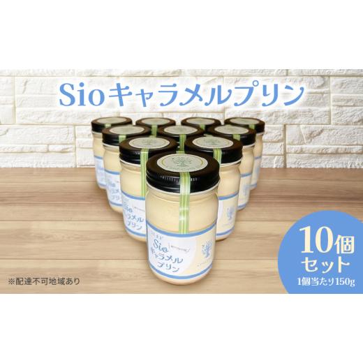 ふるさと納税 菓子 プリン 岡山県 瀬戸内市 Sio キャラメルプリン 150g×10p セット プリン スイーツ デザート 岡山 瀬戸内市 No.5735-2073の画像