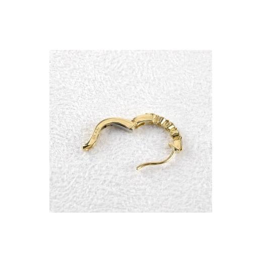ふるさと納税 アクセサリー ピアス 山梨県 昭和町 18金 フープ 18k