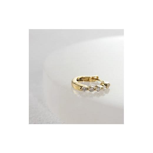 ふるさと納税 アクセサリー ピアス 山梨県 昭和町 18金 フープ 18k