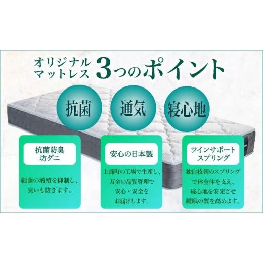 ふるさと納税 タオル・寝具 佐賀県 上峰町 フランスベッド ファディア FAD-C1 TS（縦跳ね上げ収納260mm） マットレスセット S シングル U-93 マットレスセットの画像