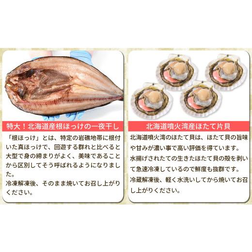 ふるさと納税 魚貝類 北海道 鹿部町  定期便 全4回お届け 北海道の海鮮 おたのしみ福袋 訳あり ズワイガニ入り 冷凍 5種 最大2.5〜3kgの画像