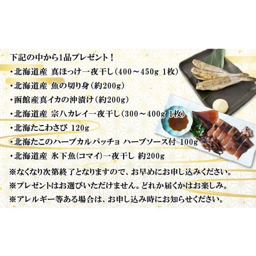 ふるさと納税 魚貝類 北海道 鹿部町  定期便 全4回お届け 北海道の海鮮 おたのしみ福袋 訳あり ズワイガニ入り 冷凍 5種 最大2.5〜3kgの画像