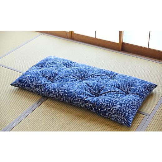 ふるさと納税 タオル・寝具 京都府 京丹後市  柄が選べる 天然繊維 手作り 木綿わた入り 長座布団 HT00123の画像