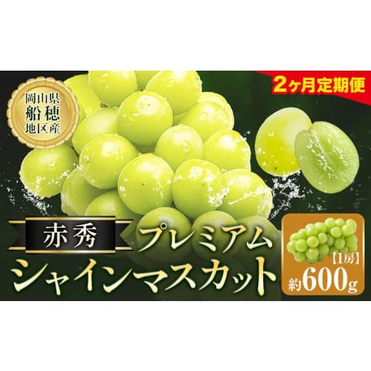 ふるさと納税 ぶどう マスカット 岡山県 浅口市 2ヶ月定期便 ぶどう シャインマスカット 赤秀 プレミアム 晴王 600g 1房 マスカット岡山[2026年9月上旬-10月…