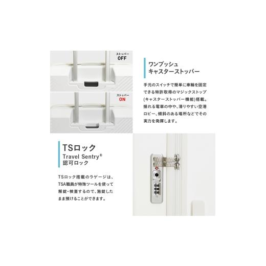 ふるさと納税 カバン 北海道 赤平市 スーツケース 最短 7日以内配送 Brush 北海道 カラーパレット LTD 34L CABIN_No.580217706 シマエナガ ホワイト キャリー…_5
