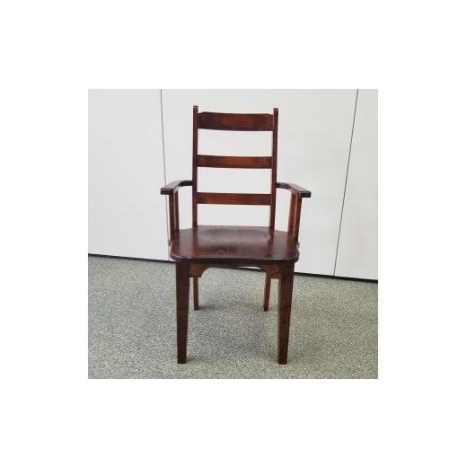 ふるさと納税 家具 秋田県 湯沢市 ハイバックチェアー(肘付)椅子 いす イス ハイバック 肘付きチェア 背もたれ ダイニングチェア 木製チェア 食卓椅子 高座…