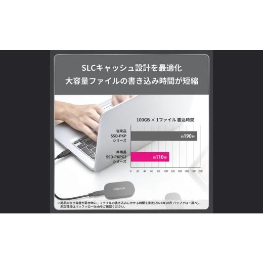 ふるさと納税 パソコン・周辺機器 三重県 四日市市  グッドデザイン賞受賞 キオクシア (KIOXIA) 外付けSSD EXCERIA PLUS G2 ポータブル2TB パスワード保護 持…の画像