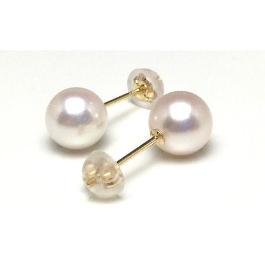ふるさと納税 アクセサリー ピアス 三重県 志摩市 真珠 アクセサリー ピアス パール 7mm 〜 7.5mm K18 レディース 伊勢志摩 伊勢 志摩 冠婚葬祭 結婚式 入学式…