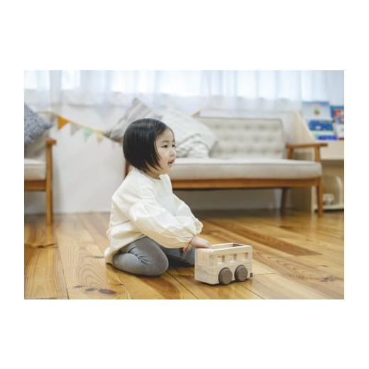 ふるさと納税 雑貨・日用品 玩具 和歌山県 高野町 国産檜 おもちゃ IKONIH／アイコニー オルゴールバス_3