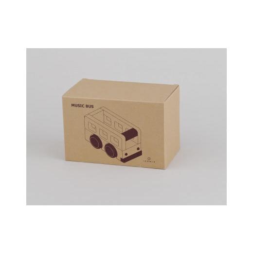 ふるさと納税 雑貨・日用品 玩具 和歌山県 高野町 国産檜 おもちゃ IKONIH／アイコニー オルゴールバス_4
