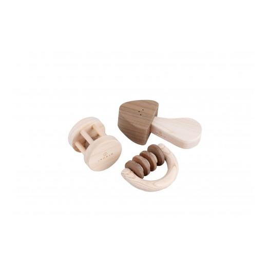 ふるさと納税 雑貨・日用品 玩具 和歌山県 高野町 国産檜 おもちゃ IKONIH／アイコニー ガラガラシリーズ_1