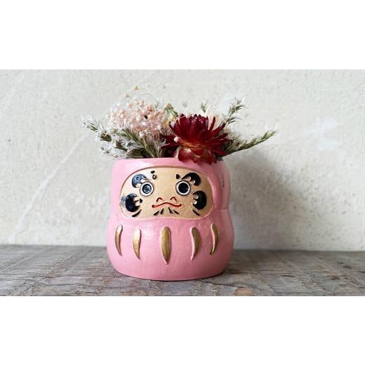 ふるさと納税 雑貨・日用品 インテリア 大分県 竹田市 ピンク 開運だるま ピンク