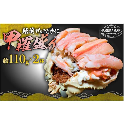 ふるさと納税 カニ ずわいガニ 福井県 美浜町 先行予約 せいこがに(越前がに) 甲羅盛り 計約220g (約110g × 2杯) 大サイズ 冷凍 2025年11月下旬以降順次発…