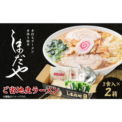 ふるさと納税 ラーメン 味噌 栃木県 佐野市 佐野ラーメンしまだや 監修ご当地ラーメン(生)3食入/焼豚.メンマ.ネギ.スープ付 2箱 1557048