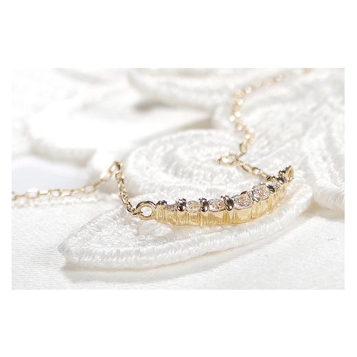 ふるさと納税 アクセサリー ネックレス 山梨県 昭和町  0.12ct K18YG グラデーション ダイヤモンド ネックレス CSN00201-18Y SWAV019｜山梨県 昭和町 ジュエリ…の画像